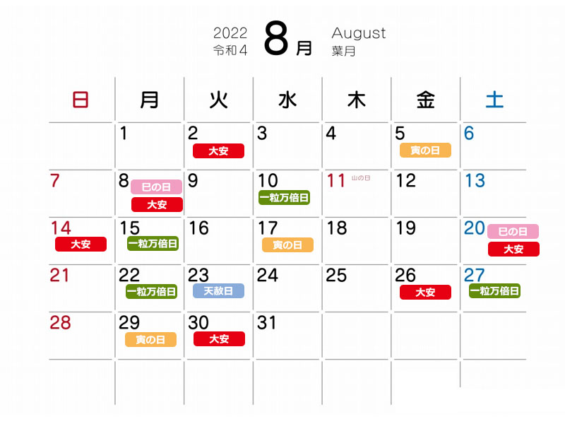 2022年8月に秋財布を購入するなら知っておきたい吉日